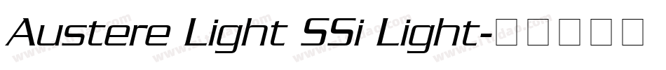 Austere Light SSi Light字体转换